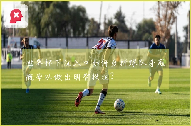 世界杯下注入口如何分析球队夺冠概率以做出明智投注？